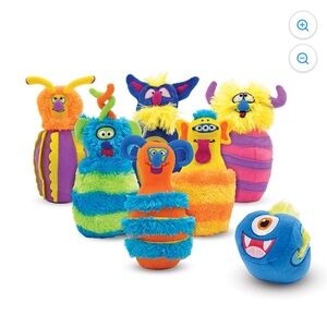 Melissa & Doug Fuzzy Monster Bowling Set